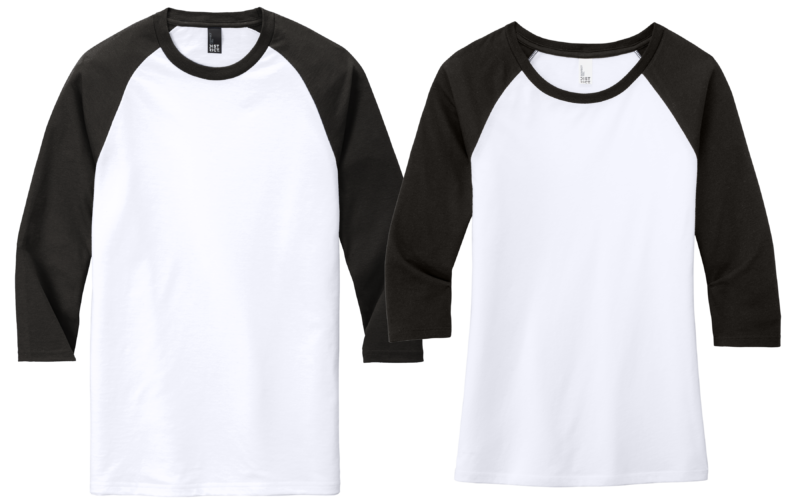 Jersey Tee - Black/White