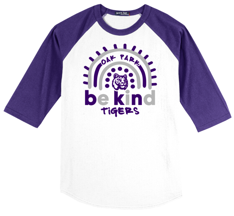Raglan Jersey Tee-BE KIND T200